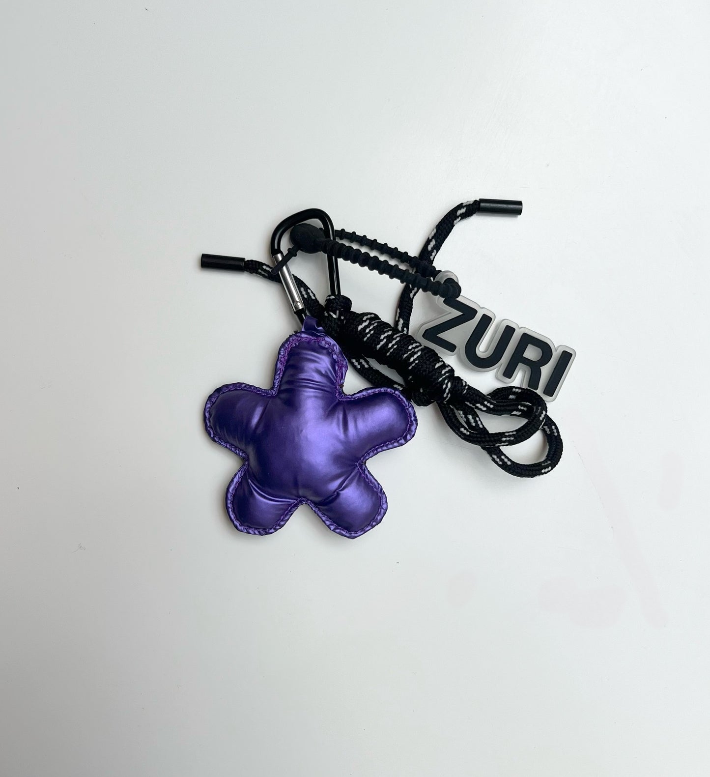 Flower charm - purple