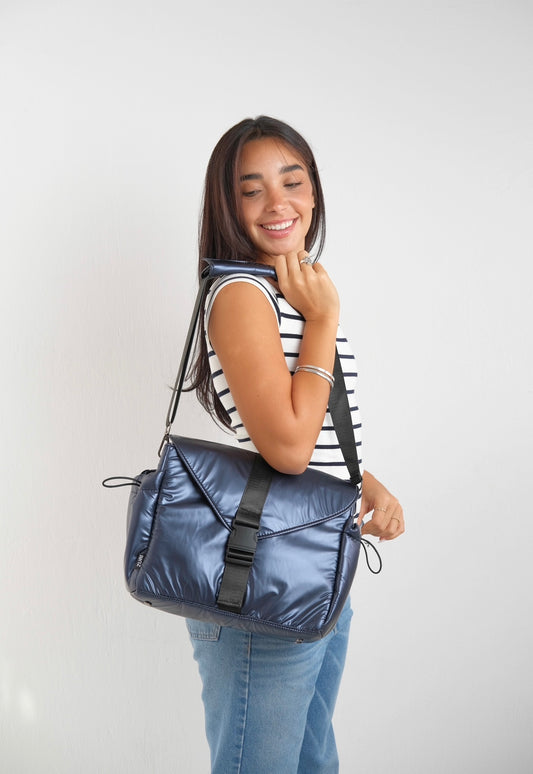 Lunch bag - Metallic Navy