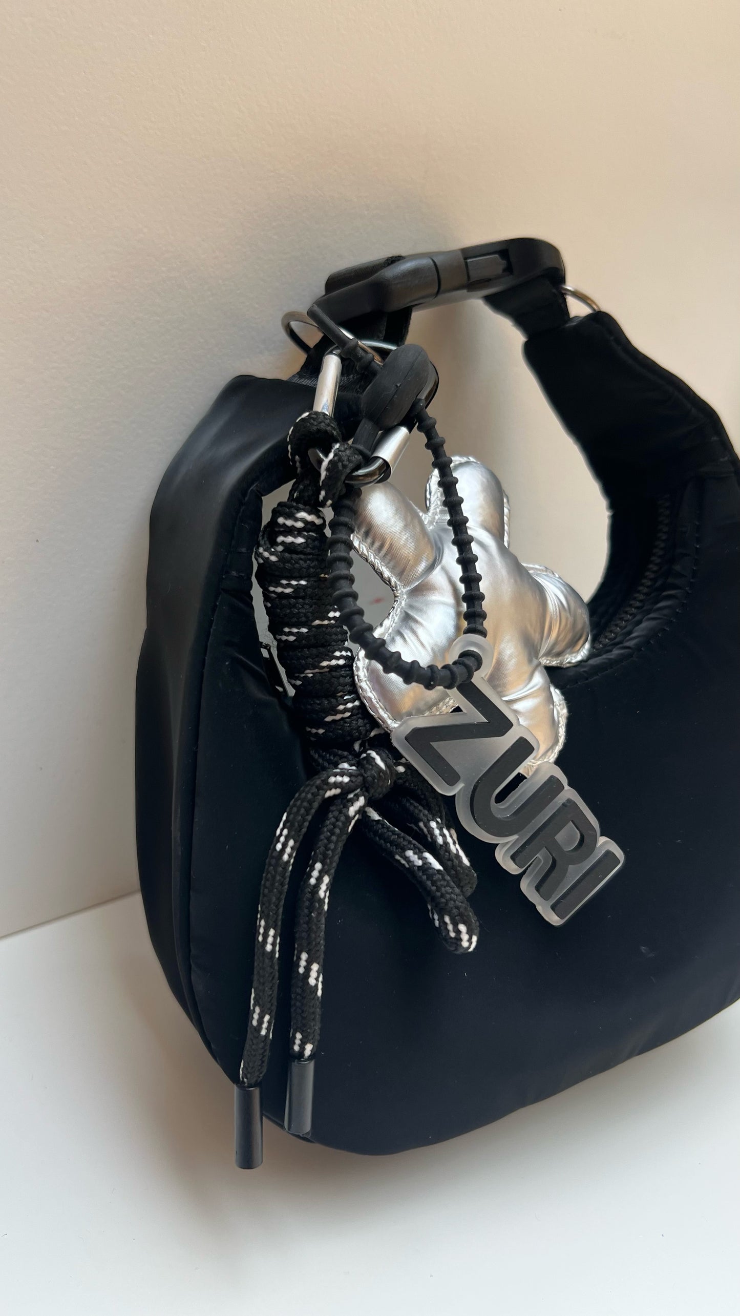 Flower charm - Silver