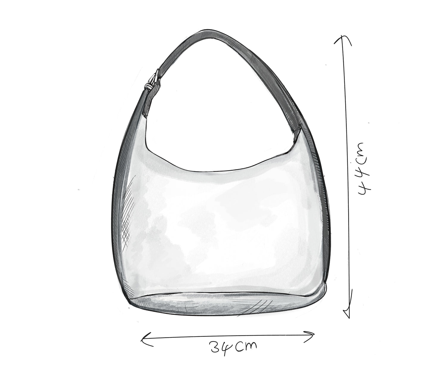 Kamara Grande Studs- Suede Black