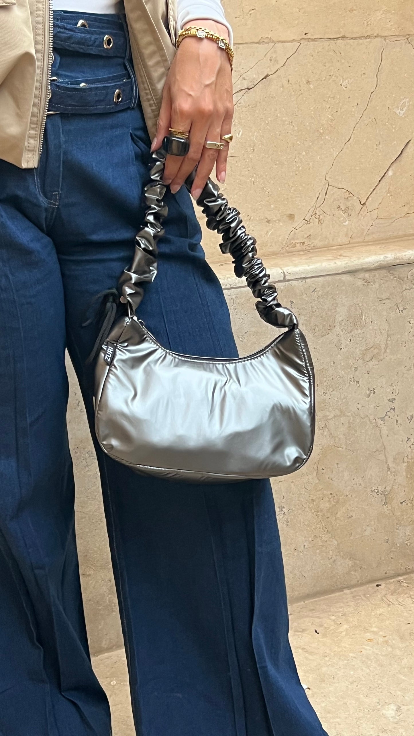 Duo Small- Dark silver