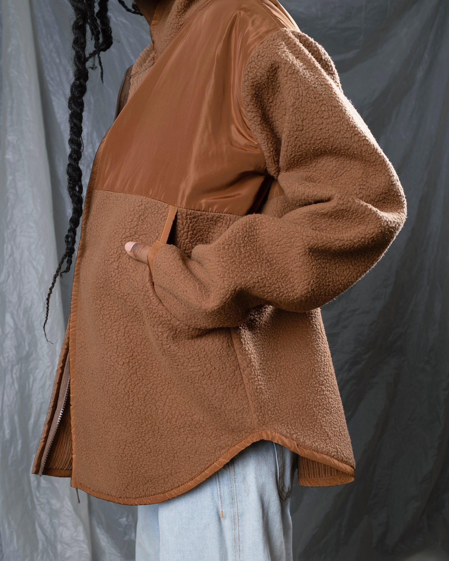 Waterproof - Fleece brown jacket