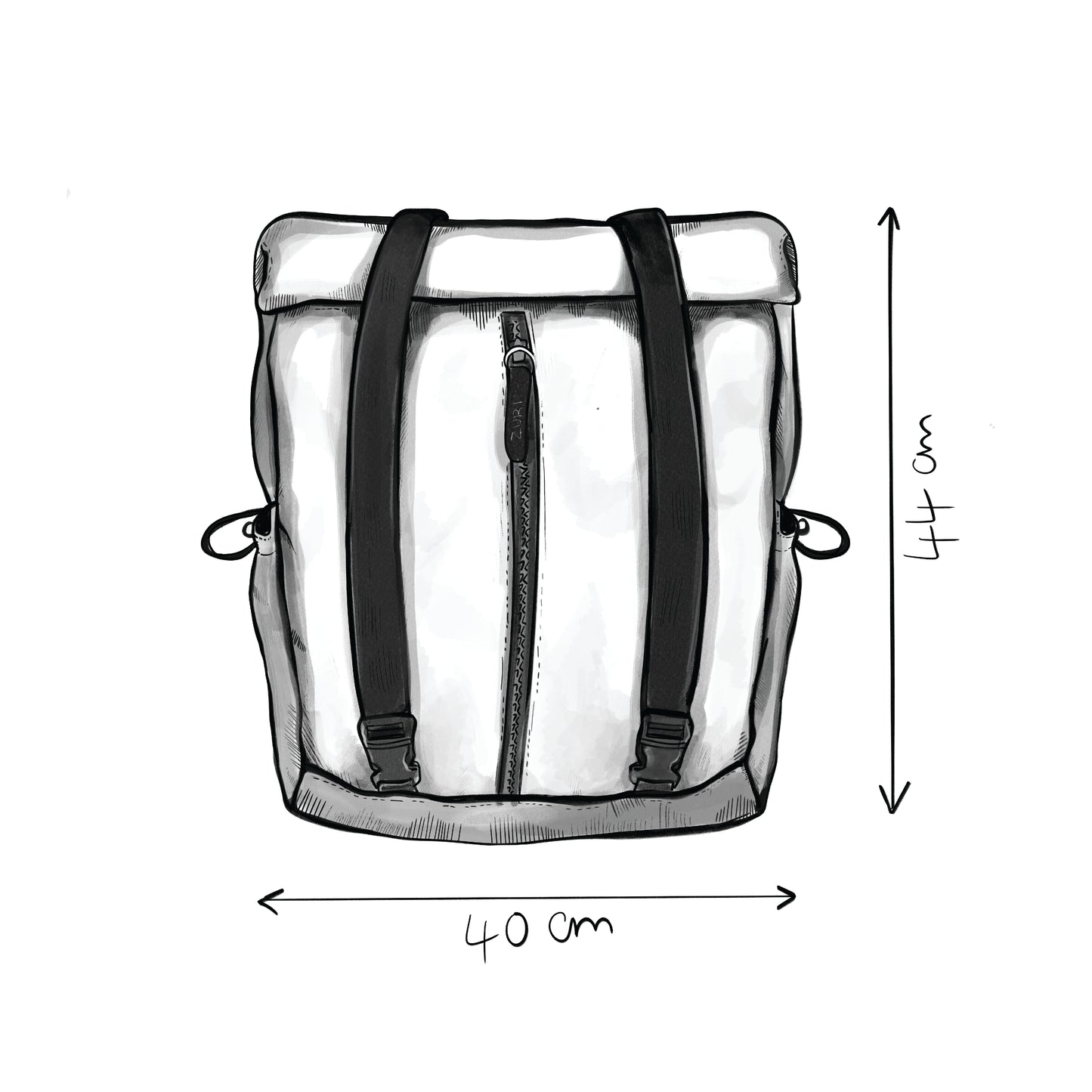 Voyage Backpack- Dark silver