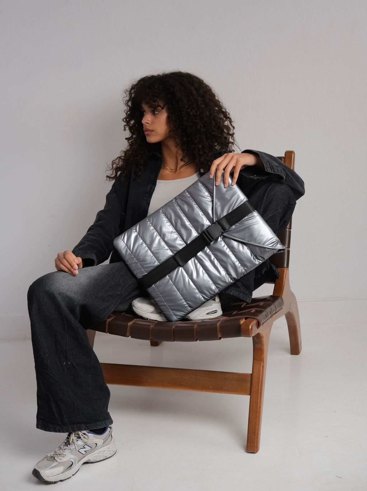 Laptop sleeve - dark silver