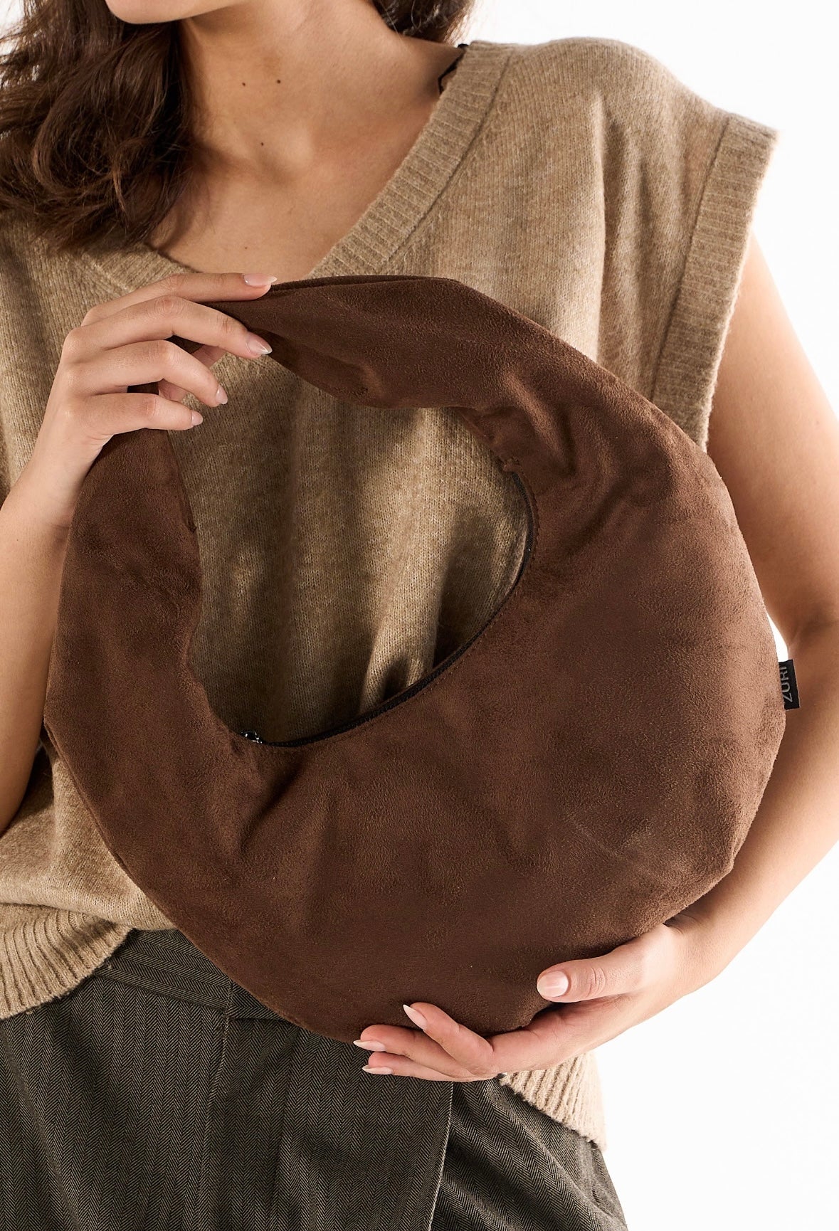 Brown Suede