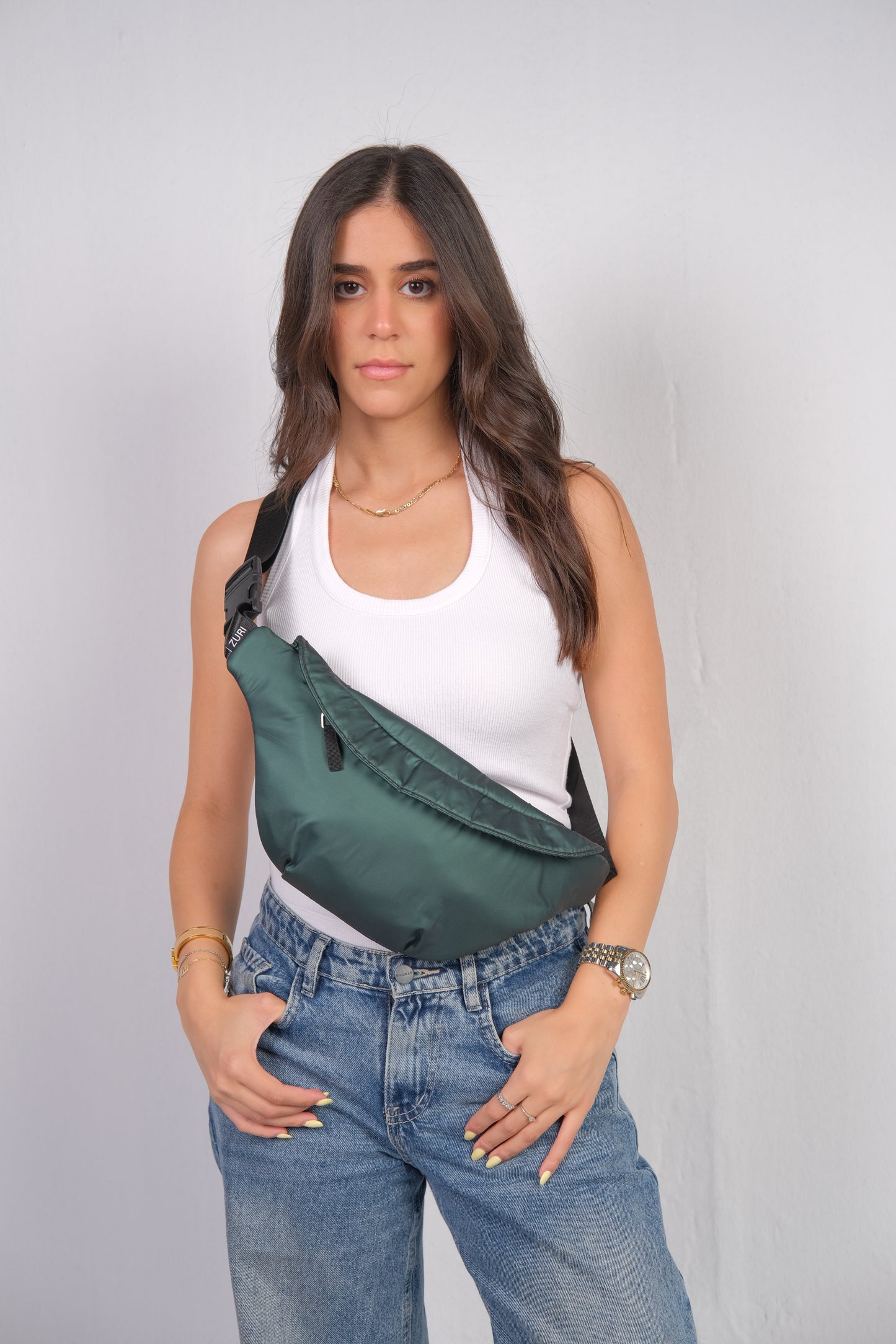 Fanny pack - Metallic olive