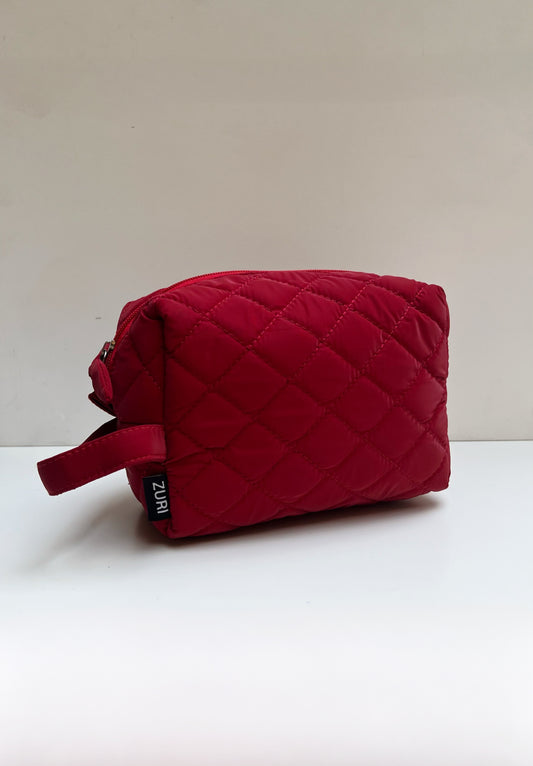 Box Makeup Pouch - Red