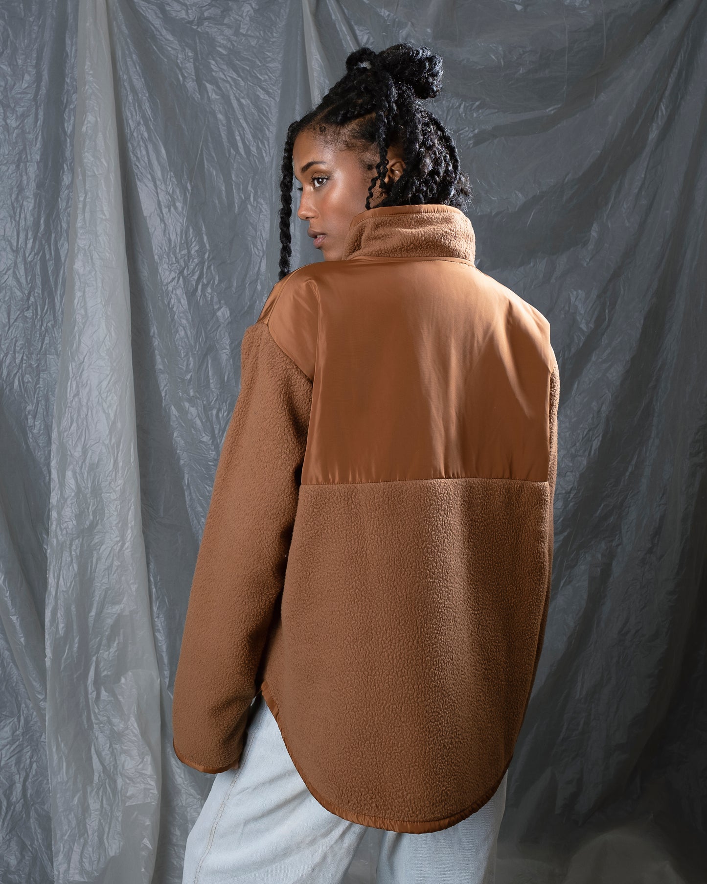 Waterproof - Fleece brown jacket
