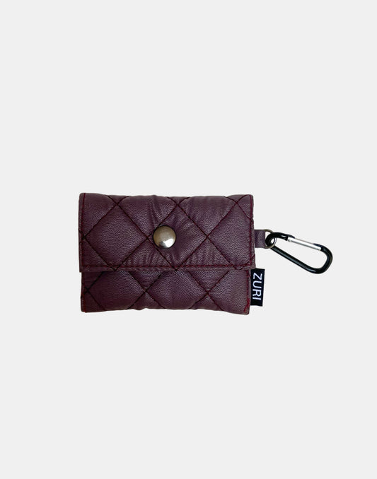 Keychain Wallet - Deep Burgundy
