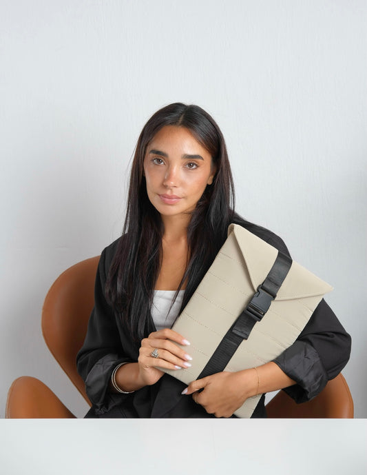 Laptop sleeve mini - Cream