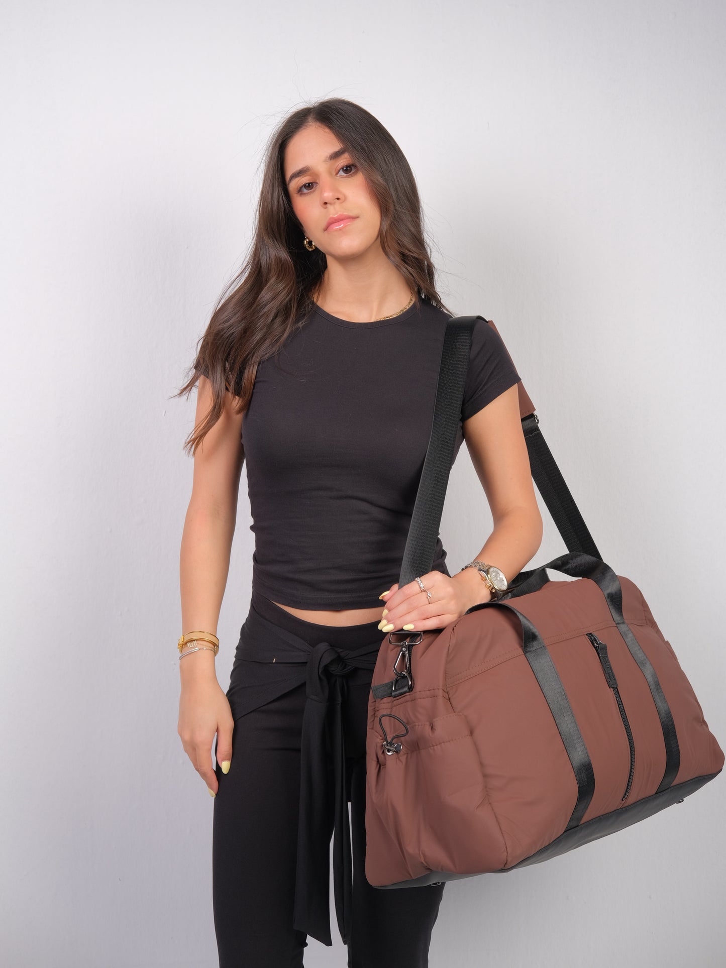 Luna Duffle- Brick
