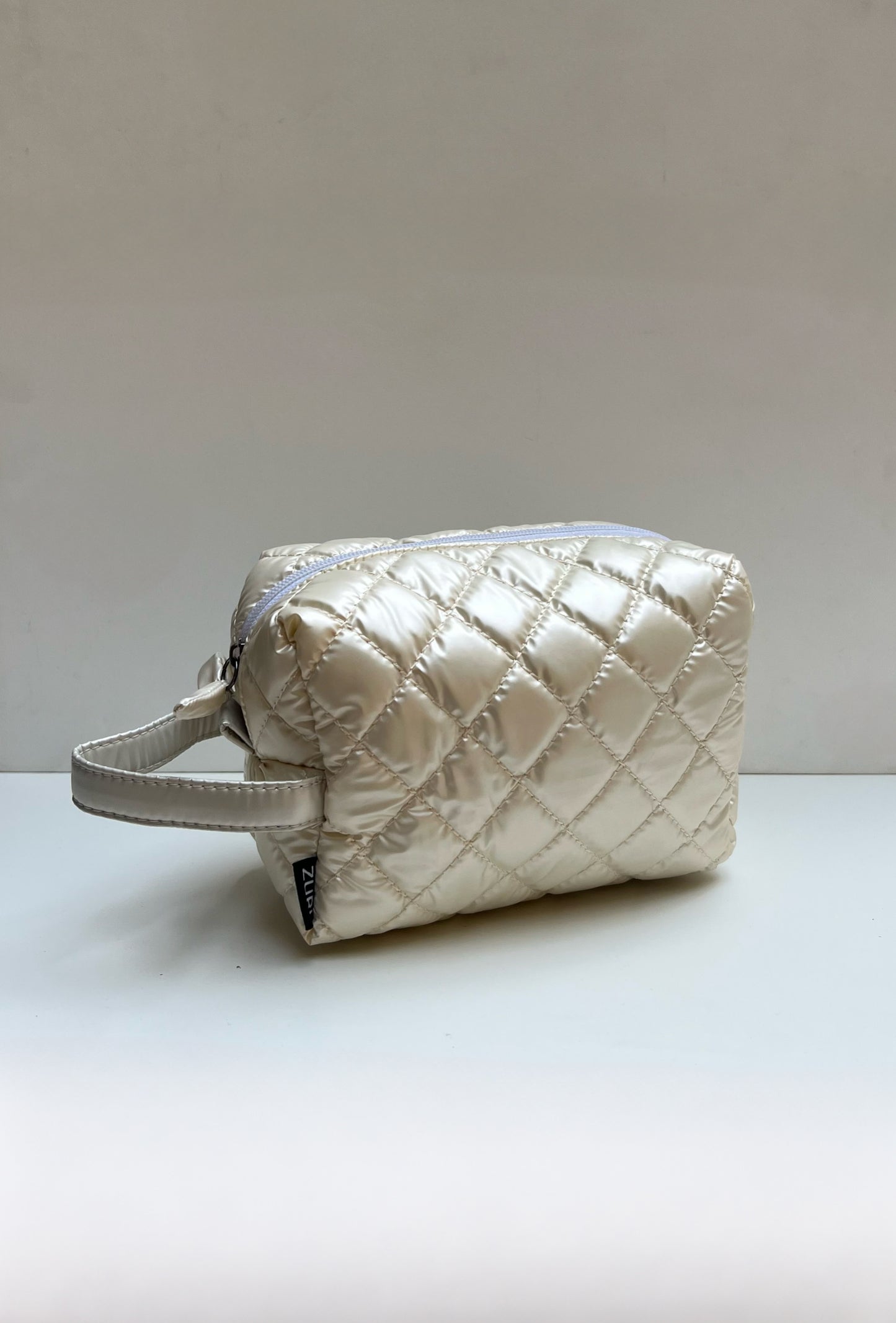 Box Makeup Pouch - Off white