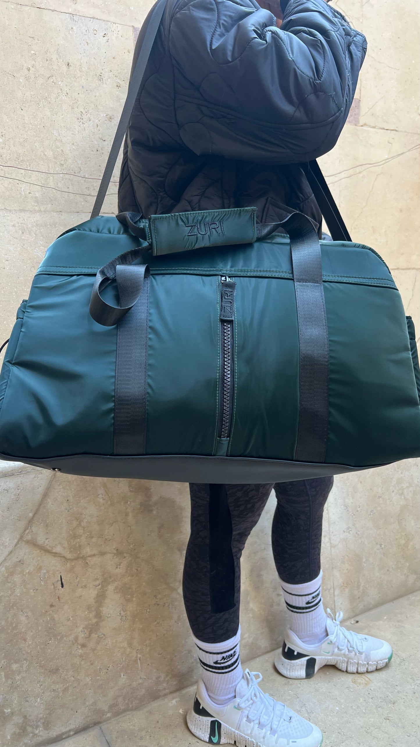 Luna Duffle- Dark olive