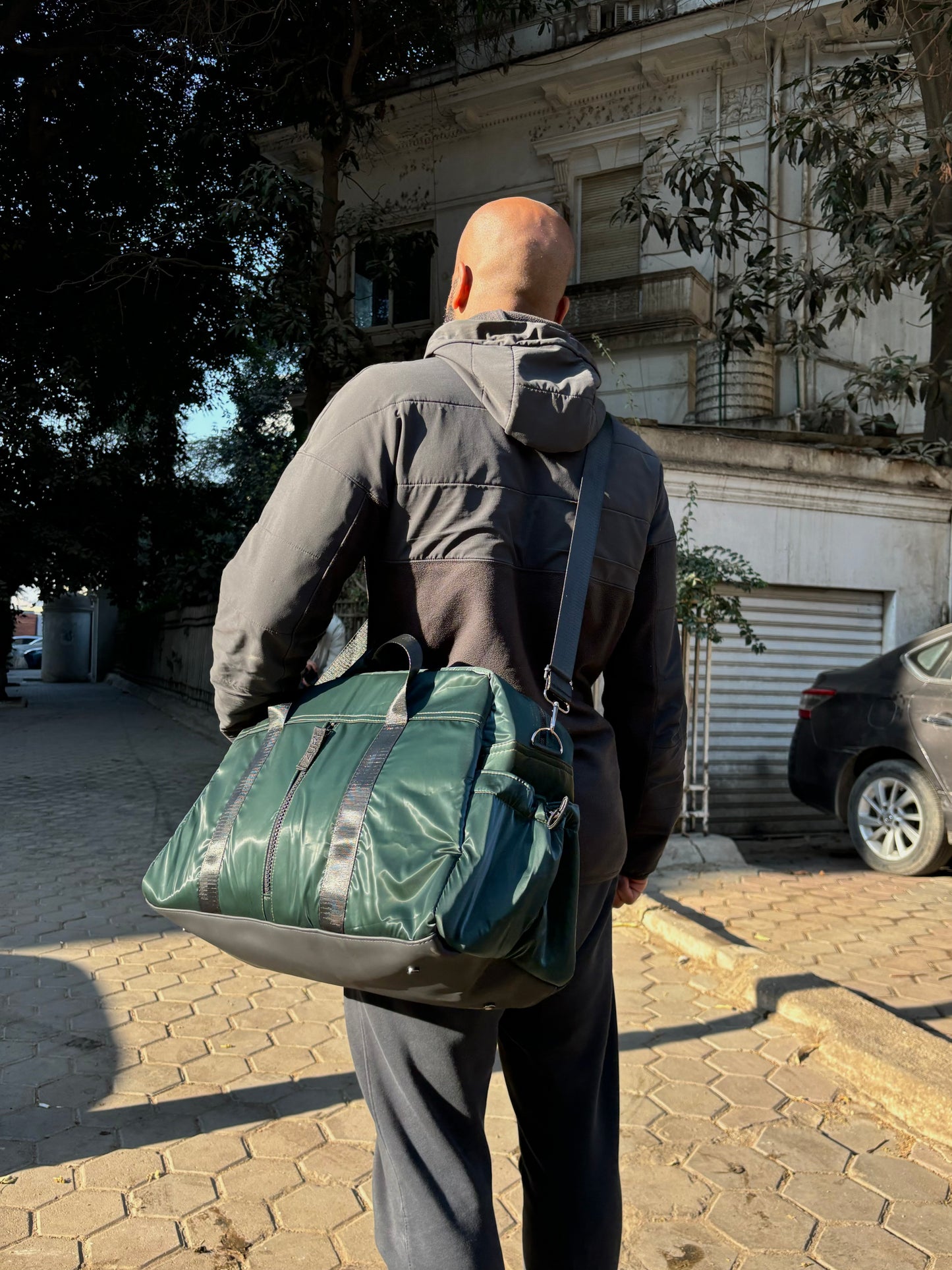 Luna Duffle- Dark olive