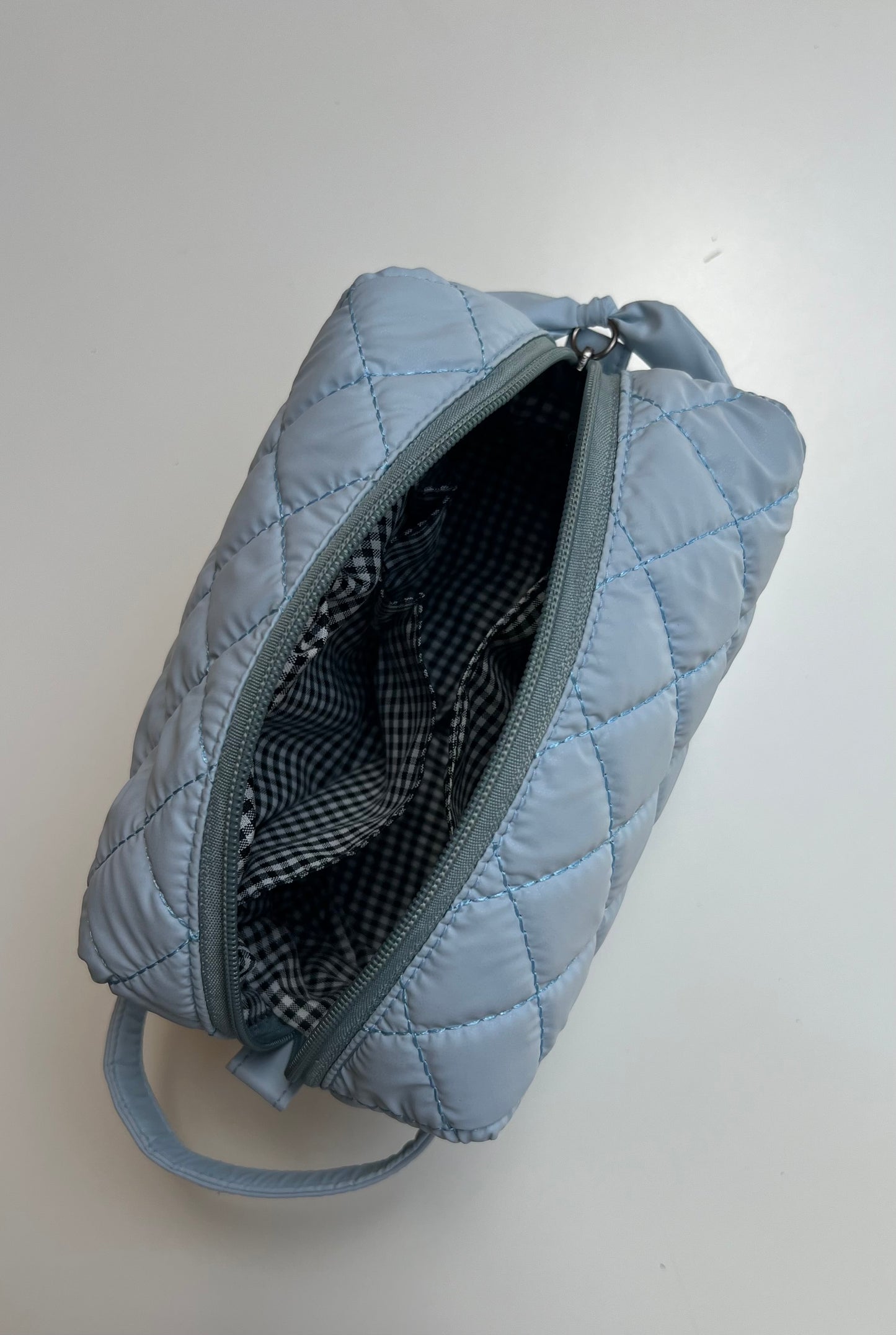 Box Makeup Pouch - Light Blue