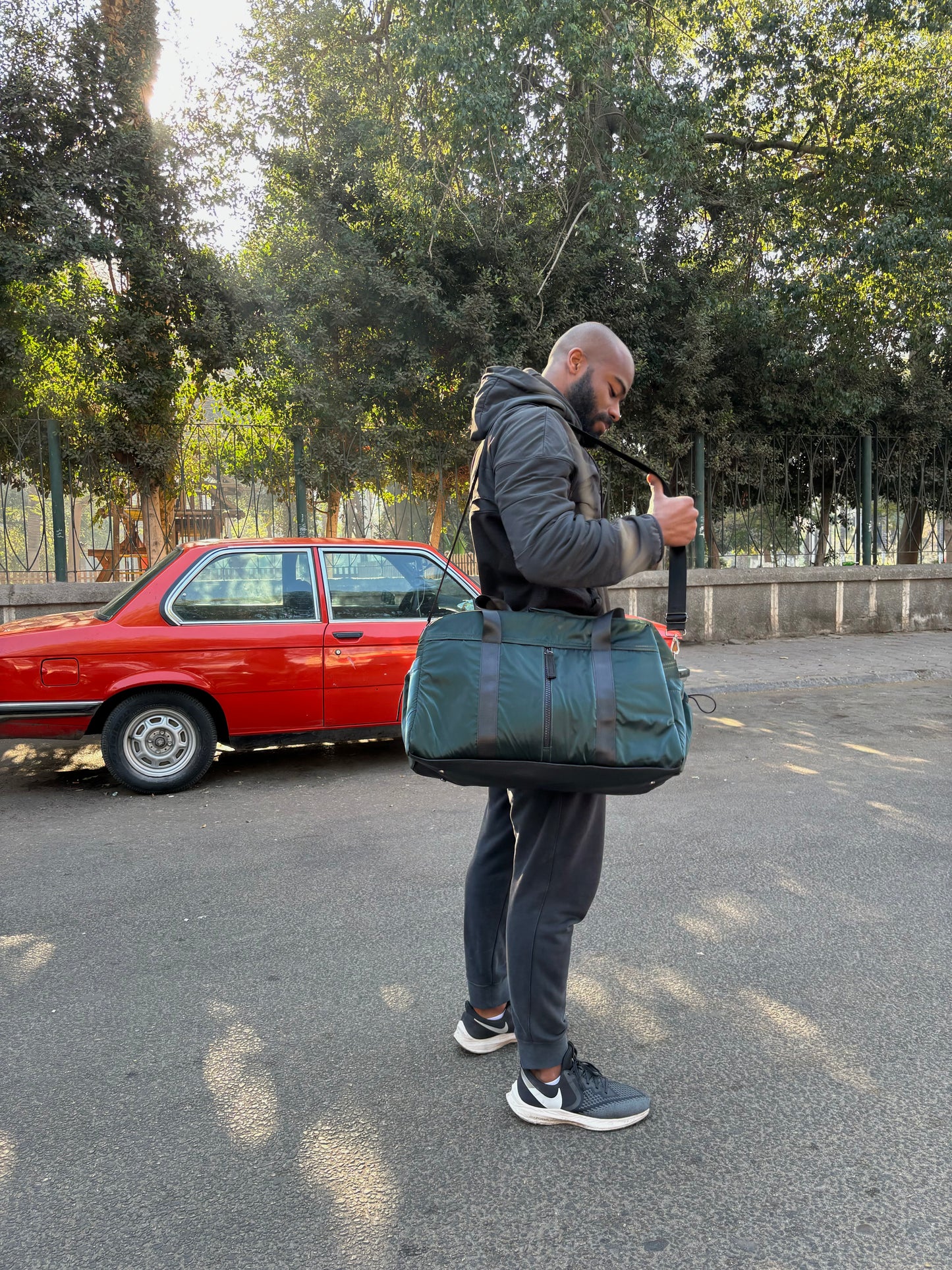Luna Duffle- Dark olive