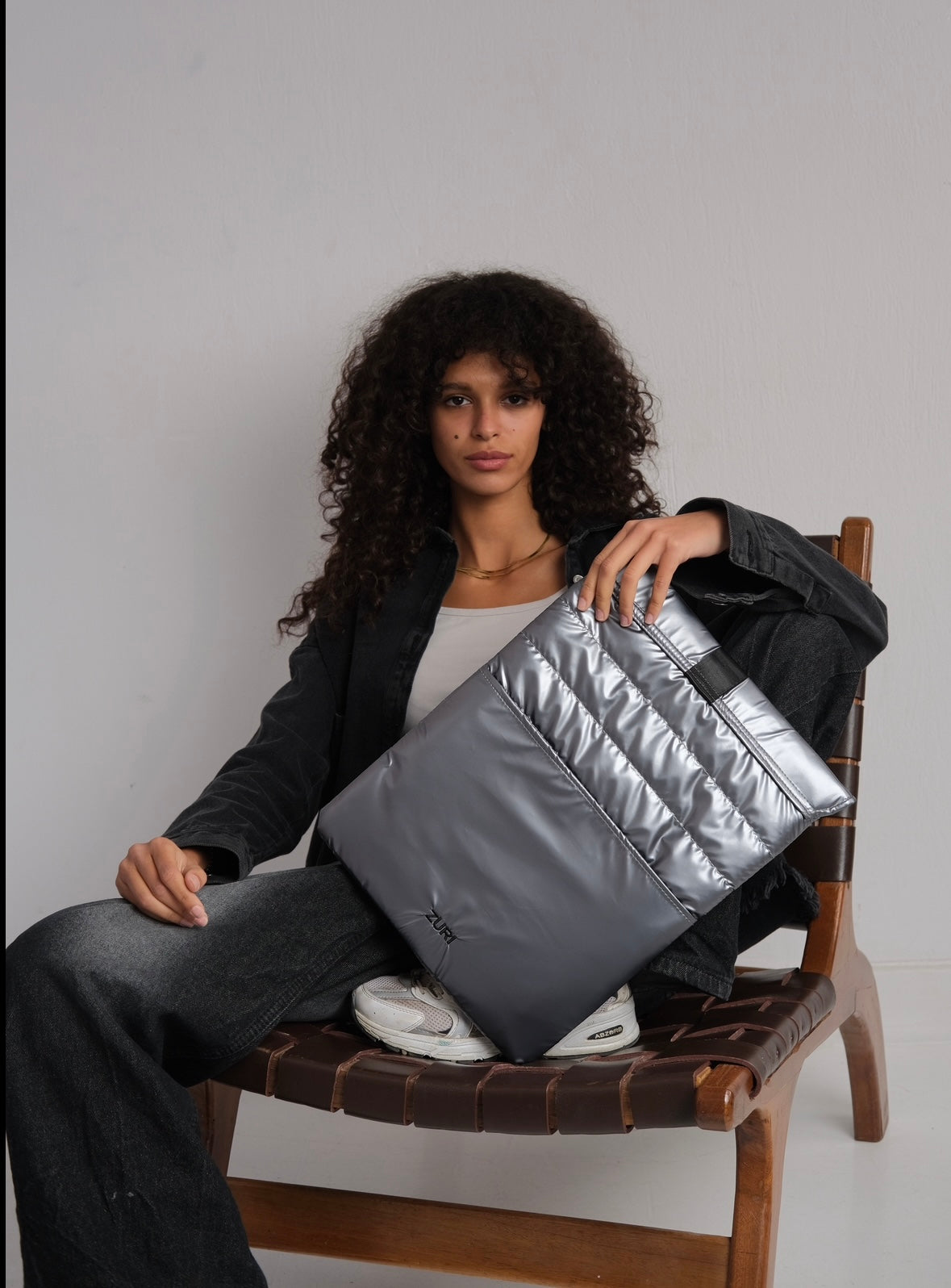 Laptop sleeve - dark silver
