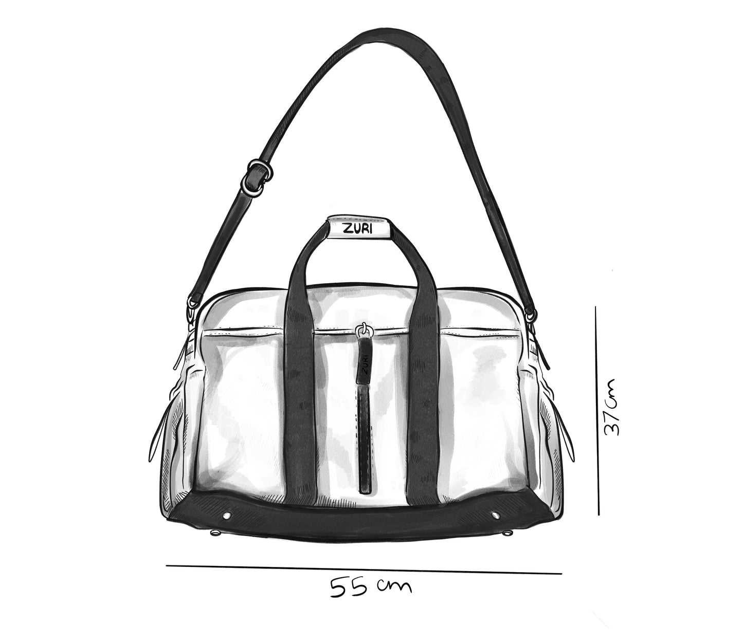 Luna Duffle- Dark olive