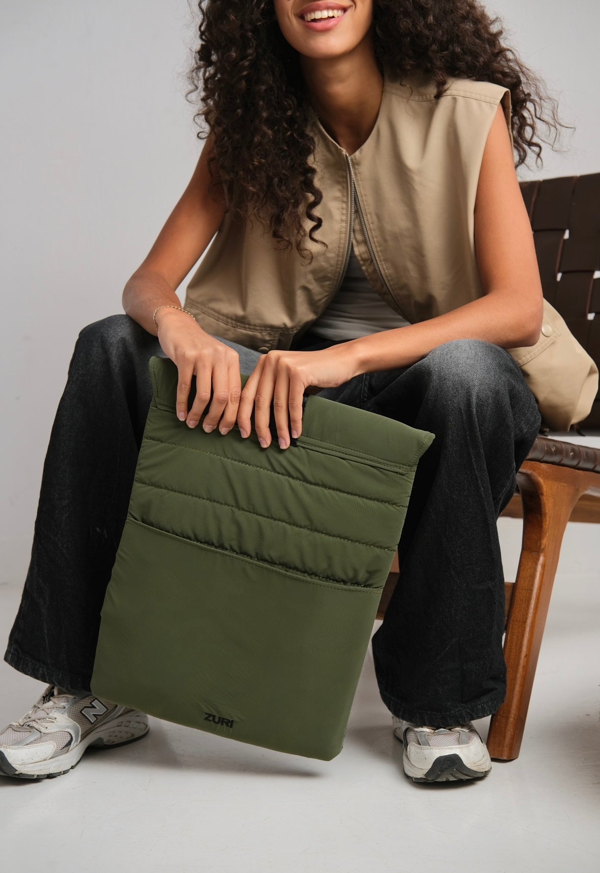 Laptop sleeve - olive