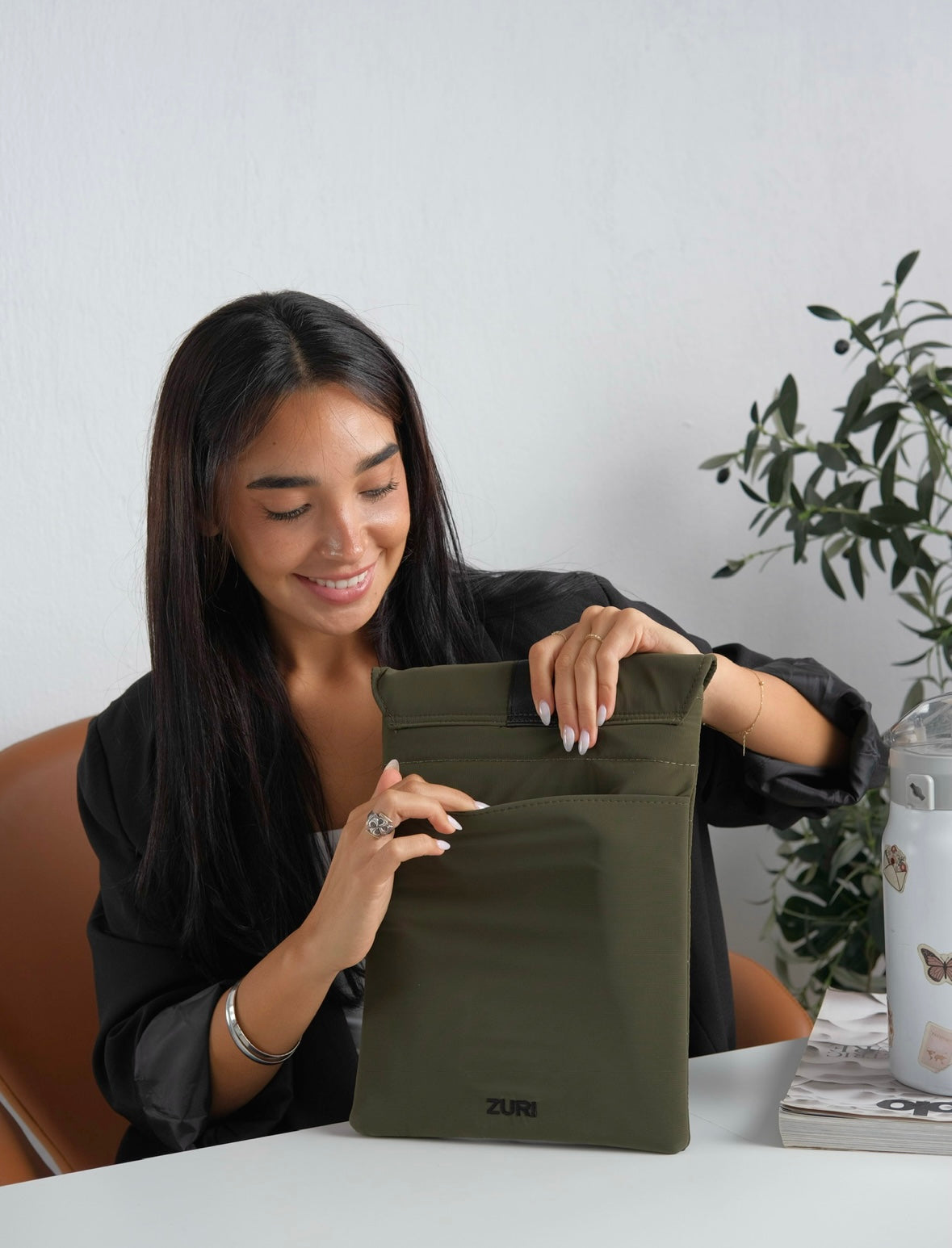 Laptop sleeve mini - Olive