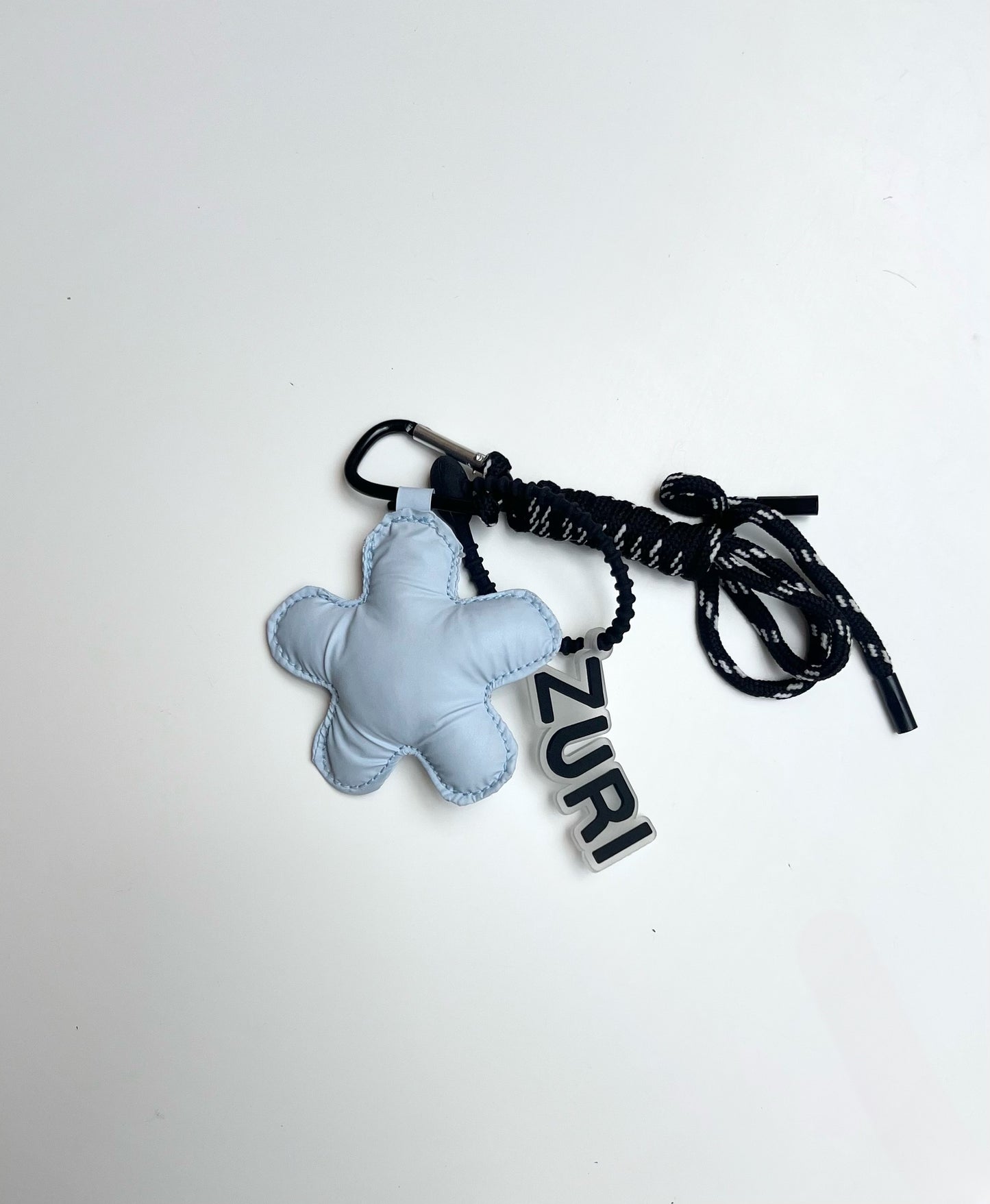 Flower charm - Light blue