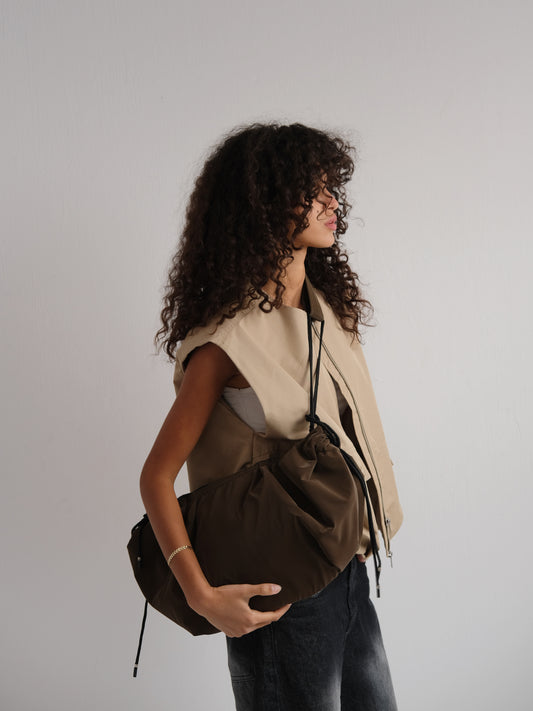 Large string bag - Brown