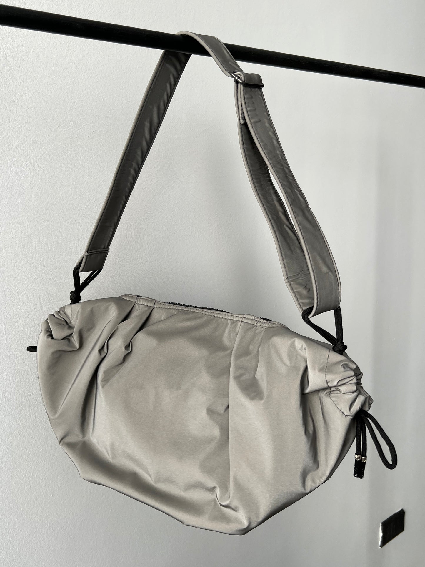 Medium String Bag - Grey