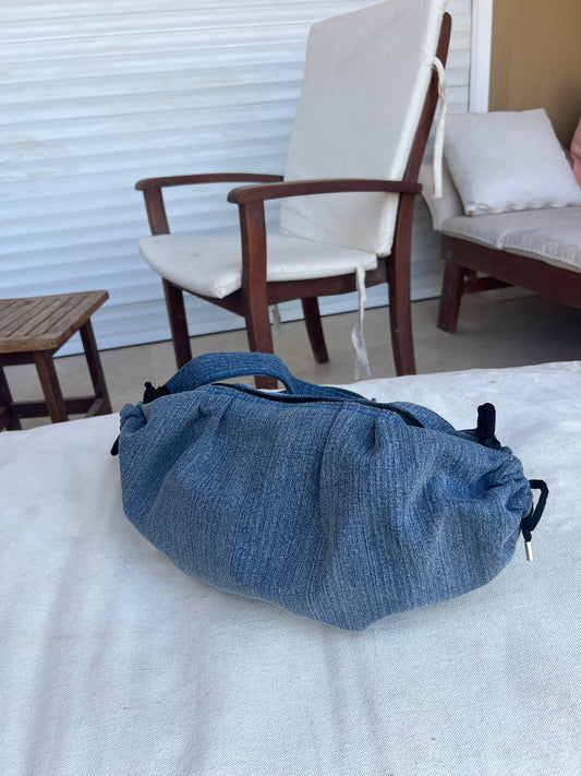 Dark Denim Medium String Bag