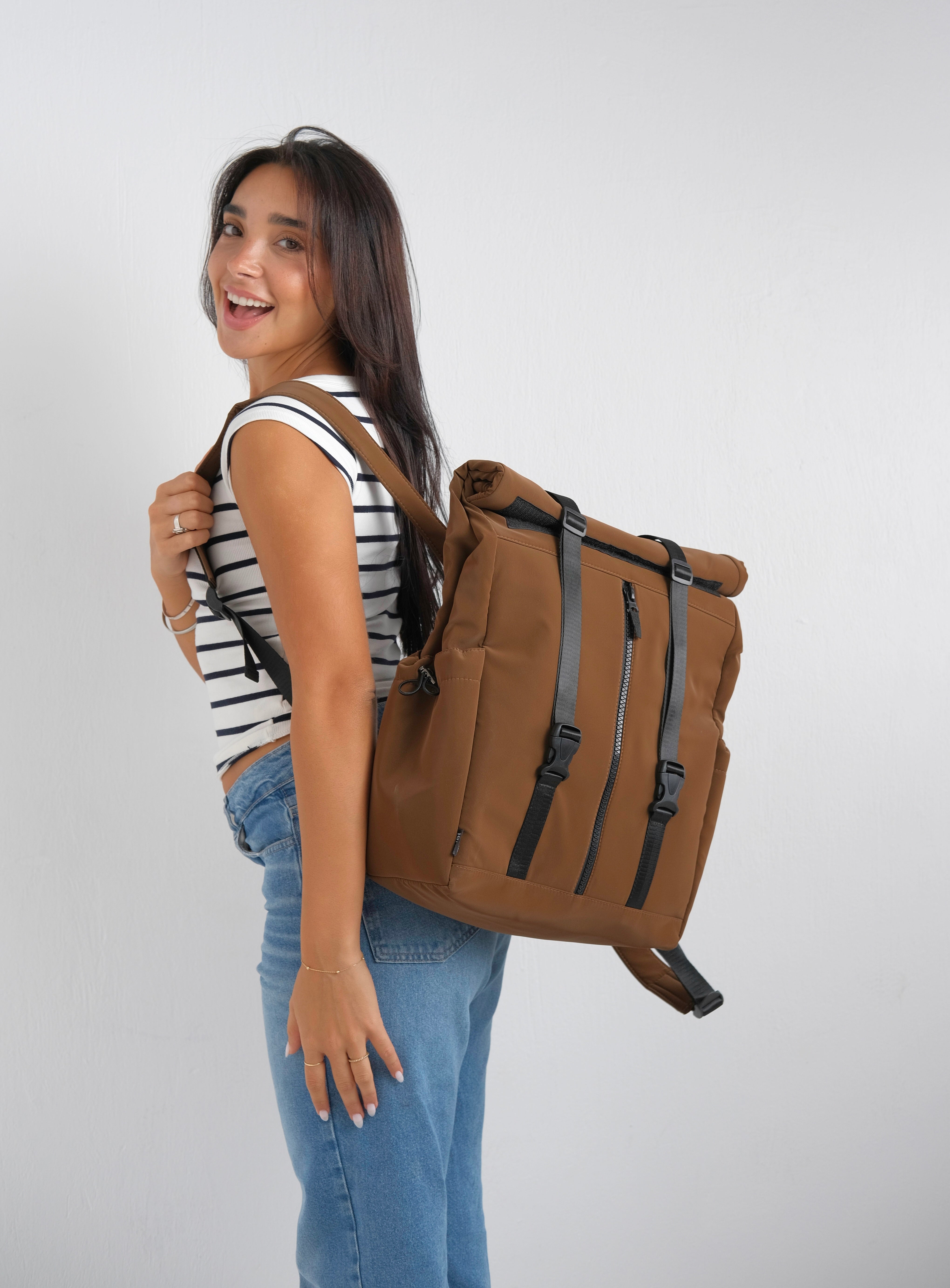 Voyage Backpack- Brown – ZURI.CAIRO