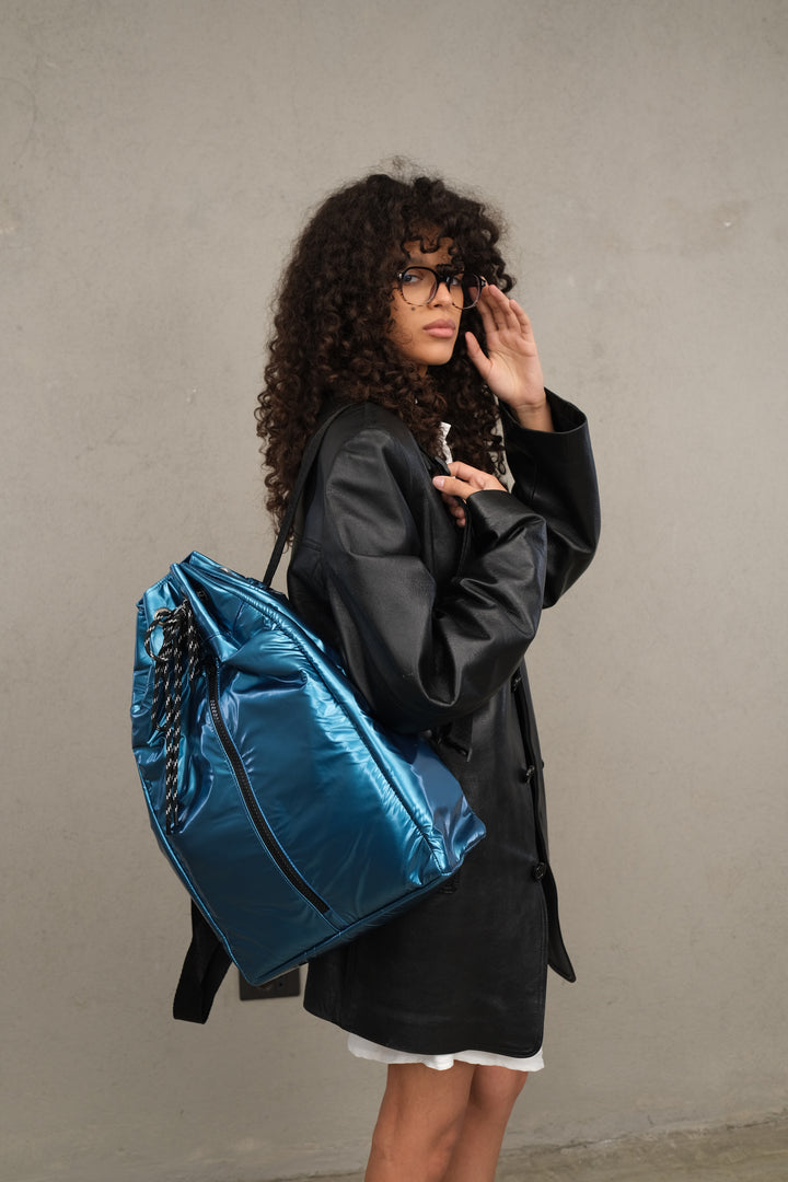 Ofla metallic blue backpack