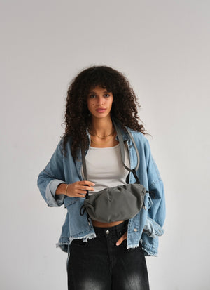 Small string Dark Grey