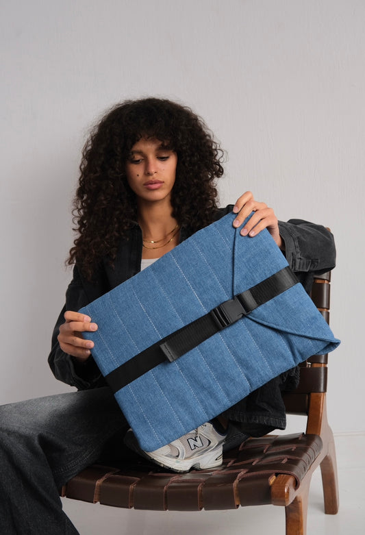 Laptop sleeve - Dark Denim