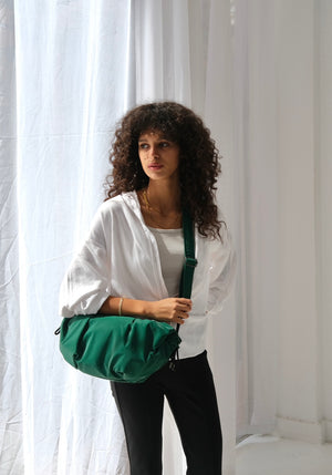 Medium String Bag - Green