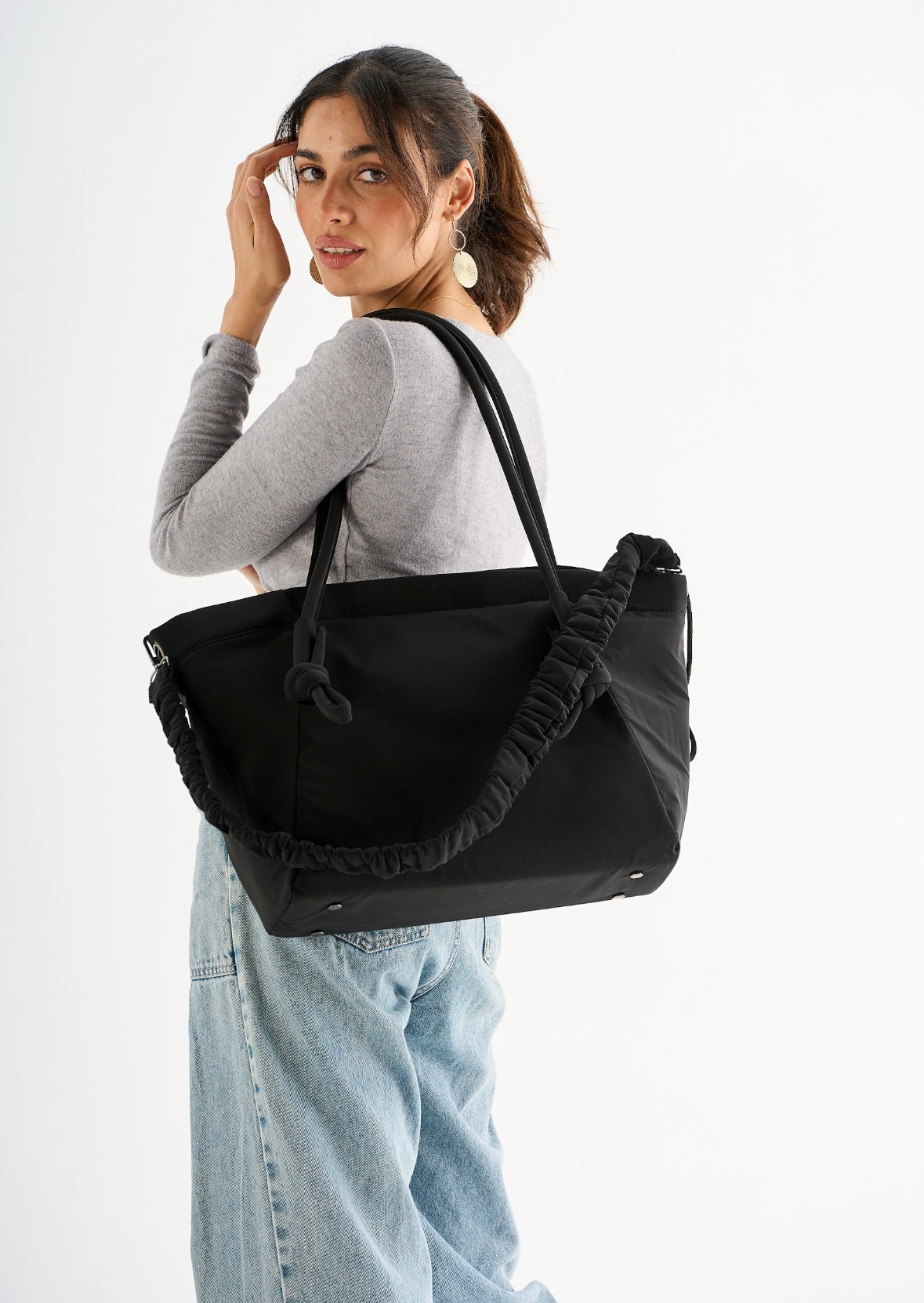 Via Tote - Black