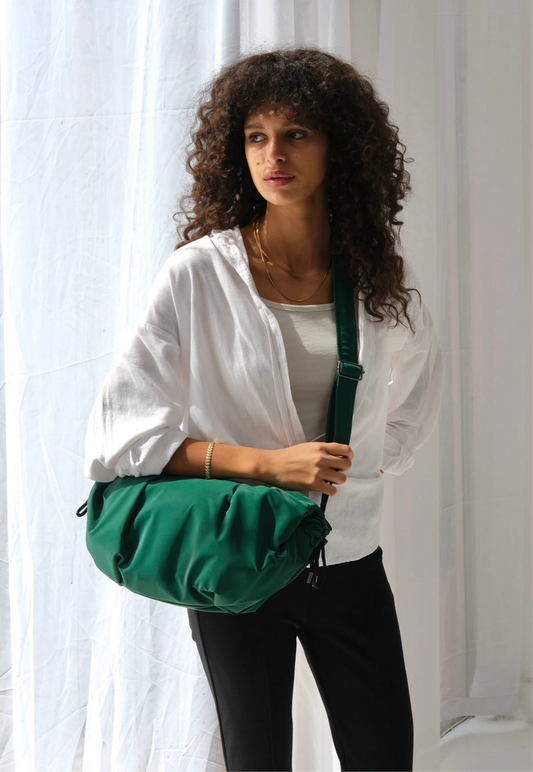 Medium String Bag - Green