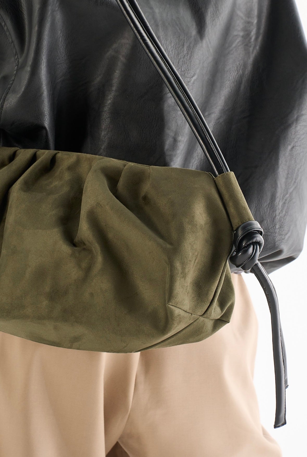 Sling - Olive Suede