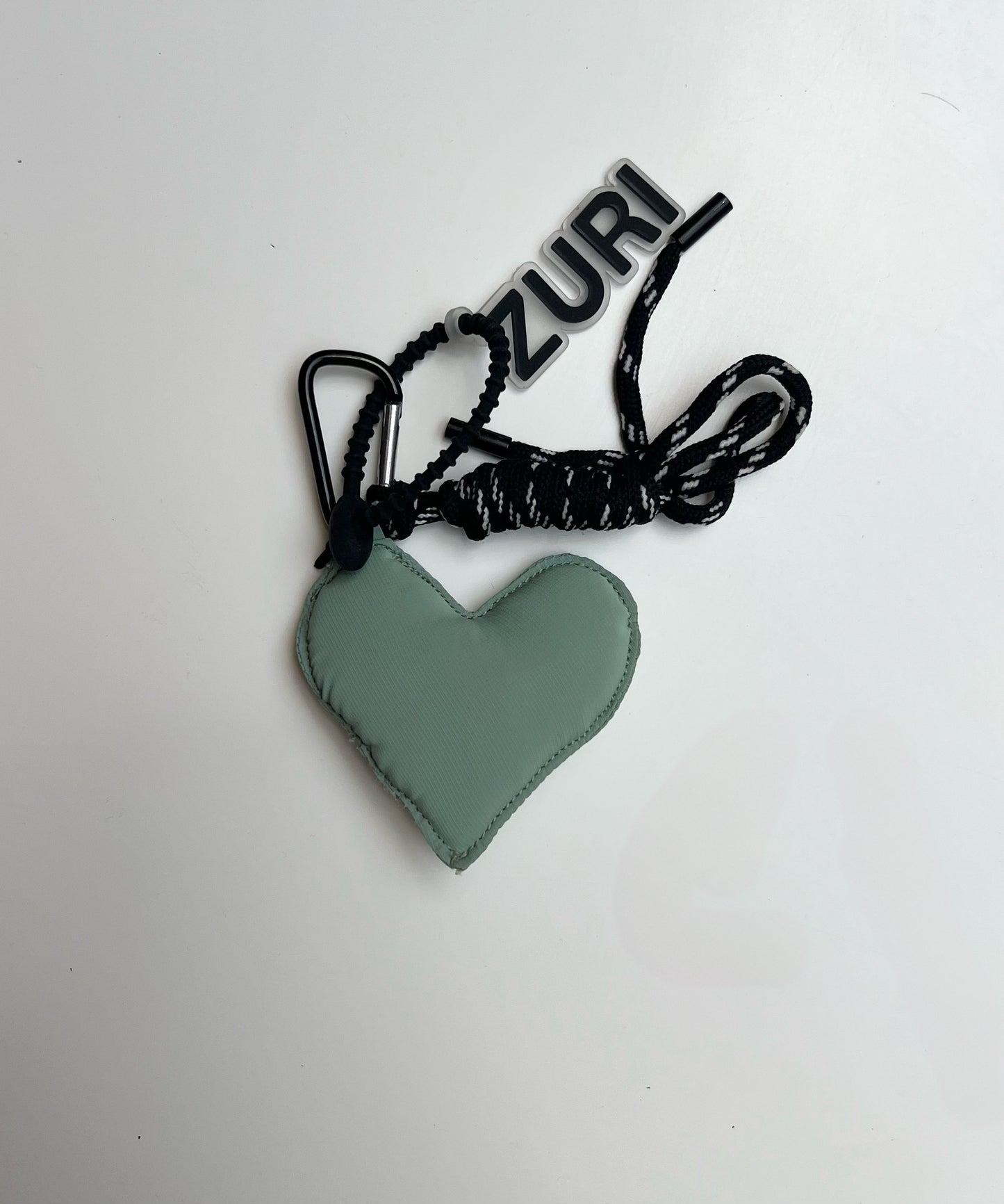 Heart charm - Mint