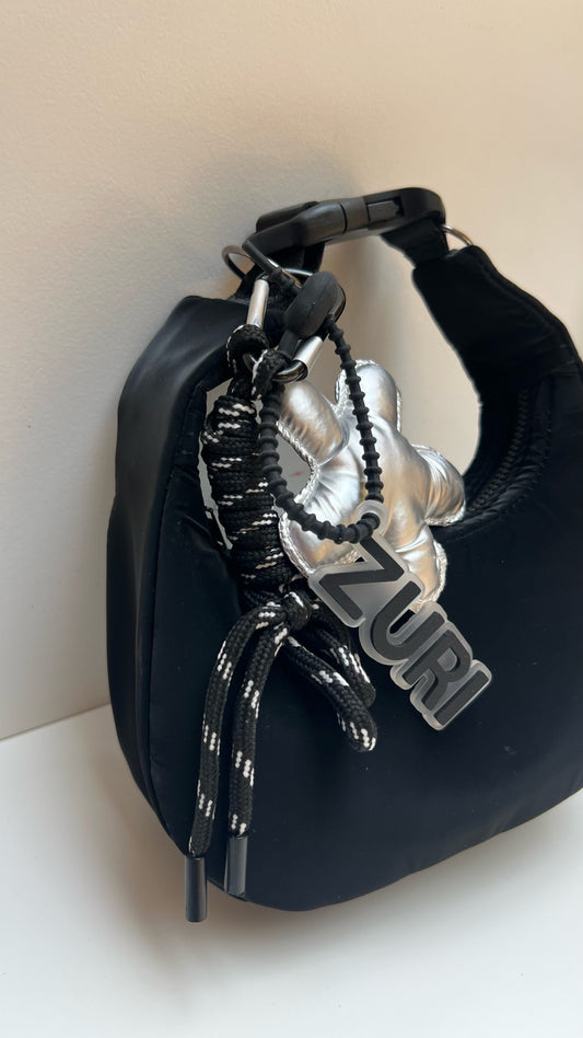 Flower charm - Silver