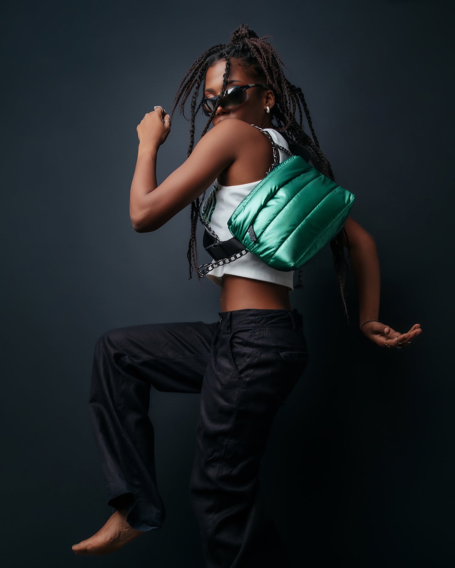 QUAD - GREEN WAIST BAG