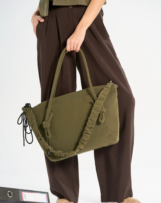Via Tote - Olive