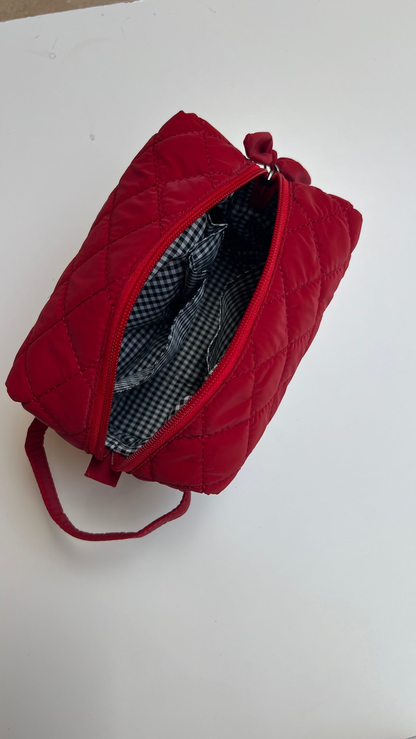 Box Makeup Pouch - Red