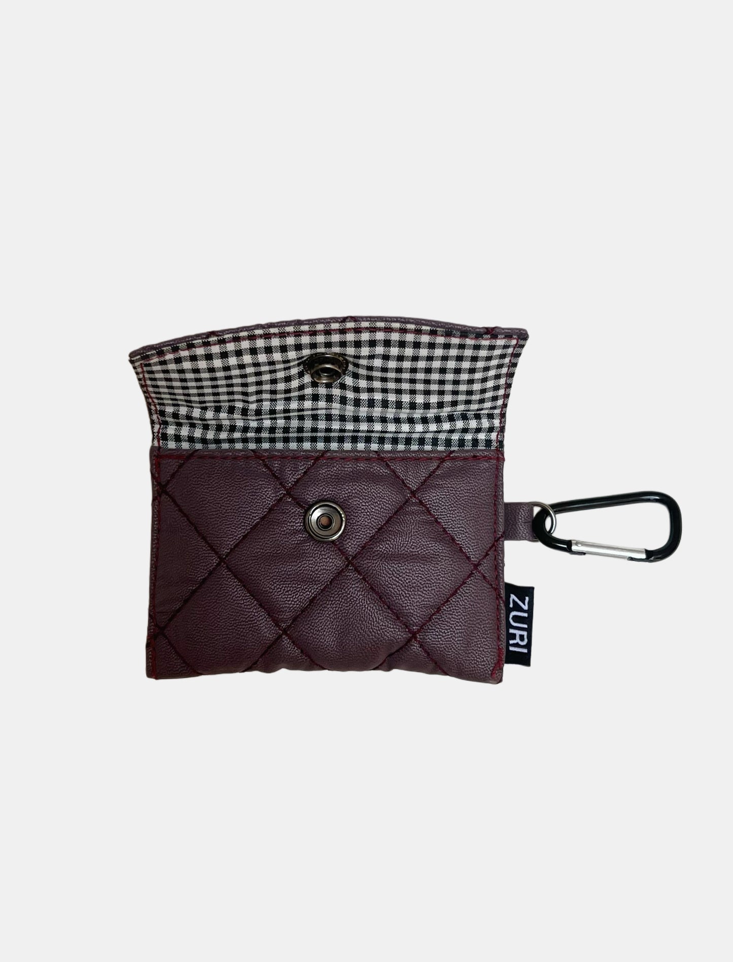 Keychain Wallet - Deep Burgundy