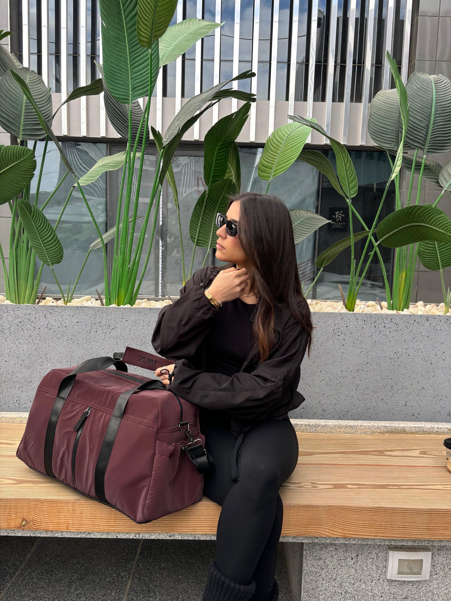 Luna Duffle- Burgundy