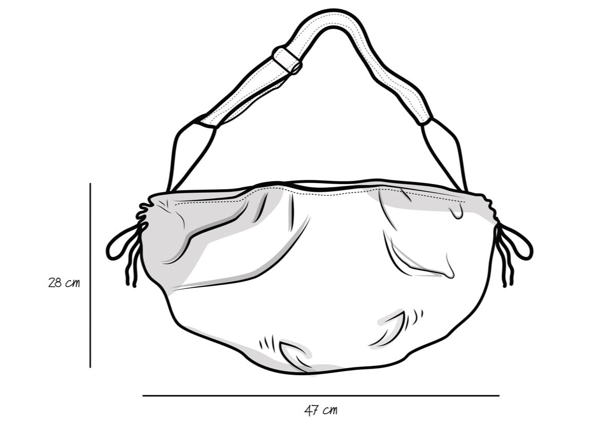 Large string bag - Mint Grey