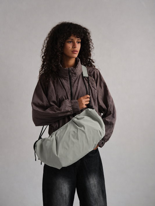 Large string bag - Mint Grey