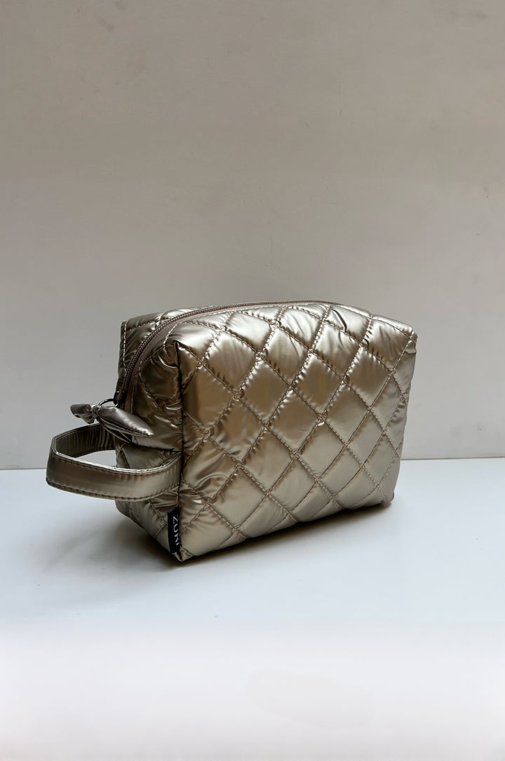 Box Makeup Pouch - Gold
