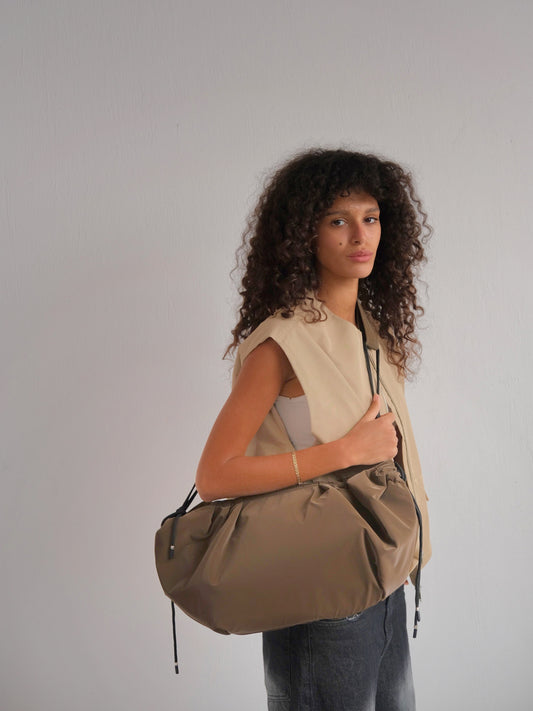 Large string bag - Mocha