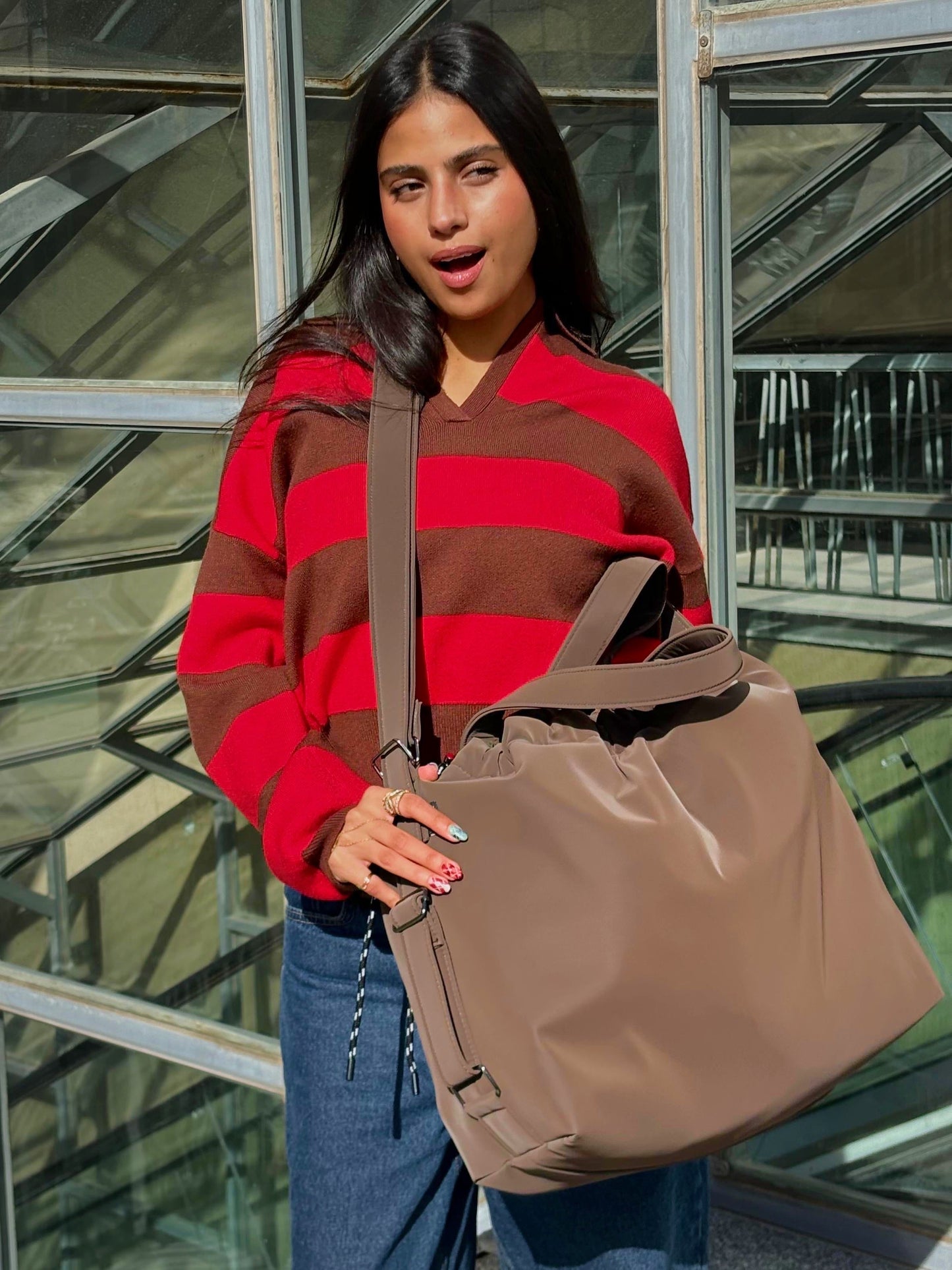 Crossover bag- Mocha