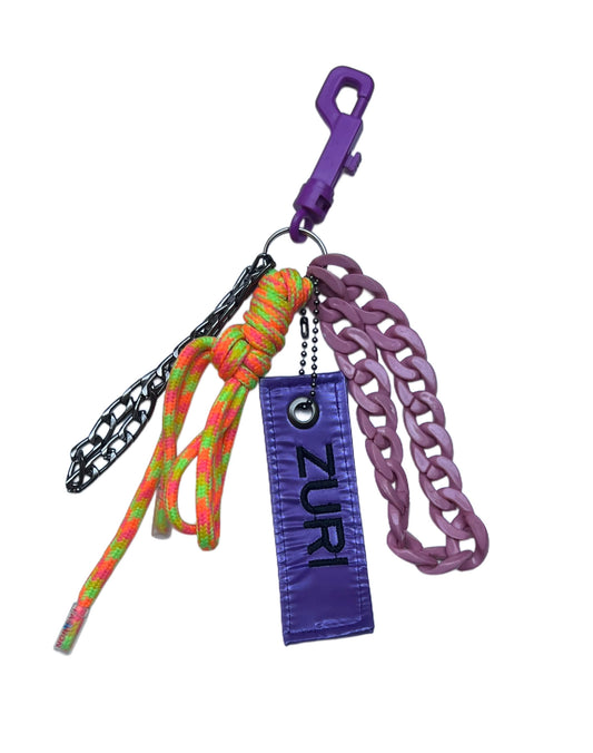 Bag charm - Purple