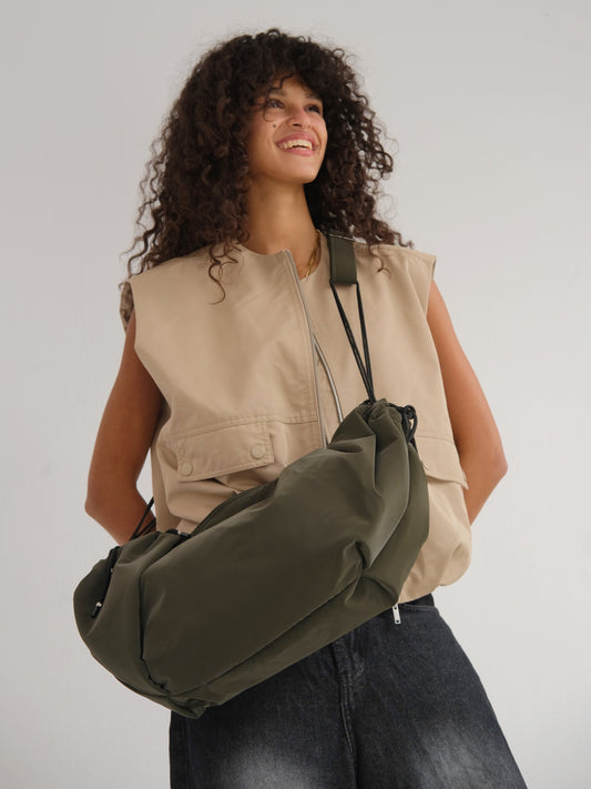 Large string bag - Olive